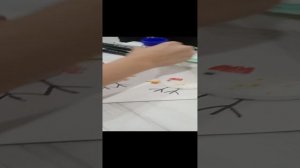 милая курочка из ватного диска