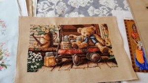 Мои вышивальные итоги 23 года ,300 тысяч крестиков,