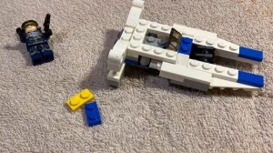 Сборка космического корабля из LEGO STAR WARS 75160