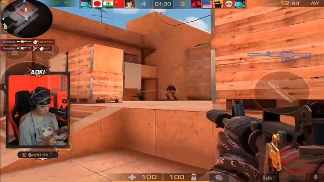 CHAMOU DE EMULADOR PRIMEIRA PARTIDA NA RANKED DA SEASON 4 - STANDOFF 2 смотреть онлайн