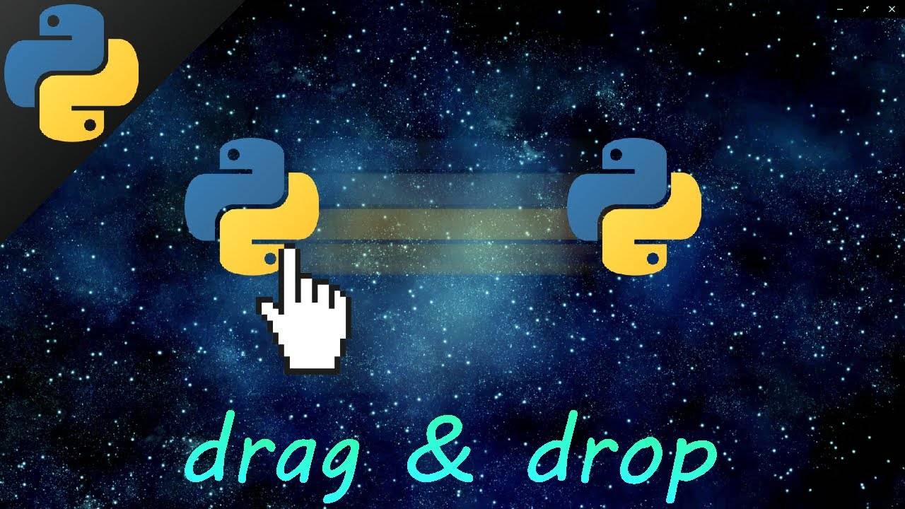Урок №23: Python tkinter GUI drag & drop