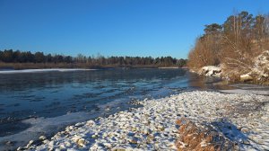 Ледостав на реке Китое. 4К.