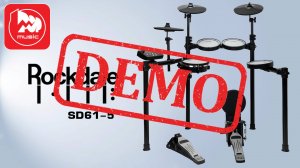 Электронная ударная установка ROCKDALE DRUMS SD61-5 - демонстрация звучания