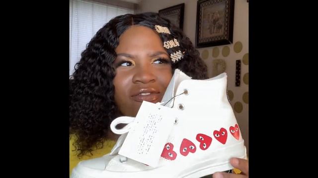 $900 COMME DES GARÇONS x CONVERSE PLAY SNEAKERS REVIEW| FULL COLLECTION UNBOXING ❤️ FIRST IMPRESSIO смотреть онлайн
