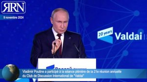 Vladimir Poutine a participé à  la 21e réunion annuelle du Discussion International de "Valdai"