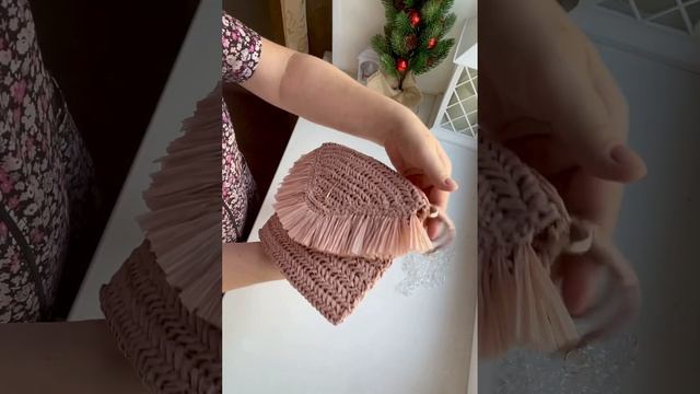 Сумочка клатч из рафии My Mary
