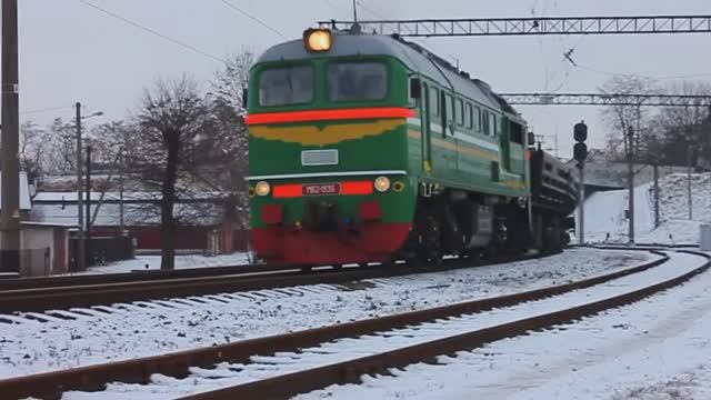 М62-1536 (БЧ, ТЧ-4 Лунинец, 14Д40) с думпкарной вертушкой