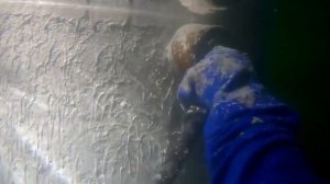 Нанесение краски epolif спецоборудованием. Краска для подводного окрашивания.