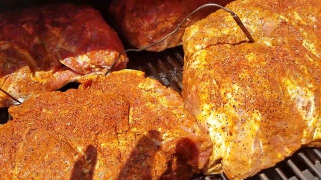 Seven Pork Butts on the Rec Tec 680 and Rec Tec Mini - How to make pulled pork смотреть онлайн