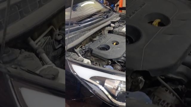 Удаления катализатора Хендай Ix-35 14год, 2л, 150л.с рестайл