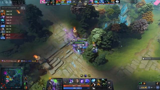 Arteezy Faceless Void Gameplay Dota 2 EG vs Fighting Pandas ESL Major 2020 Game 1 смотреть онлайн