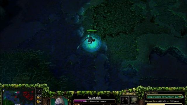 Defence of the Ancients v6.72f - Azwraith the Phantom Lancer смотреть онлайн