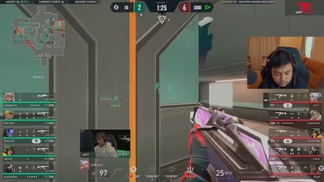 FRTTT REAGINDO A LOUD X EG NO VCT AMERICAS смотреть онлайн