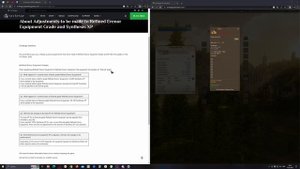 ИЗМЕНЕНИЕ СИНТЕЗА ЭФЕНСКОЙ ЭКИПИРОВКИ - ArcheAge 1.8.1.