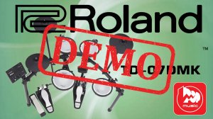 Электронная ударная установка ROLAND TD-07DMK - демонстрация звучания