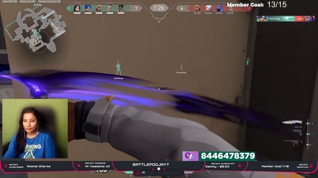 VALORANT LIVE STREAM || "Oh I like it!" || !discord !id !insta !pointshelp #valorantindia #girlgame