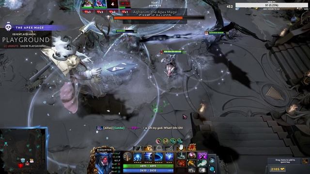 Dota 2 Aghanim's Labyrinth Level 4 Difficulty Defeated by Disruptor!!! смотреть онлайн