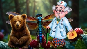 "Лесная история" аудио сказка с использованием нейросети.