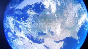 Realistic Earth Zoom Russia Moscow | Motion Graphics - Envato elements