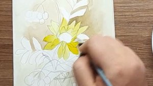 ИЗО. 6 класс. Этюд. Осенний букет акварелью. Выпуск 22