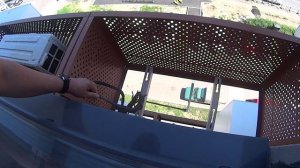 Установка кондиционера в корзину, УПС