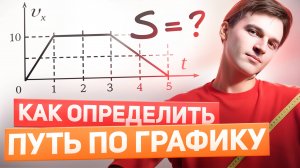 График зависимости скорости от времени в ЕГЭ по физике | Как найти путь?