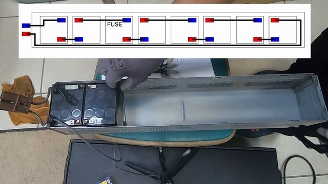 Замена аккумуляторов в ИБП APC Smart UPS 8000XLi смотреть онлайн