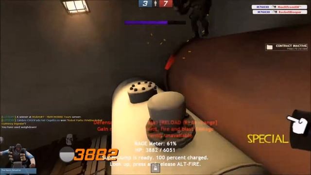 Team Fortress 2 Freak Fortress 2 (Blanc (White Heart) & Demoknight M7 Gameplay) #4 смотреть онлайн