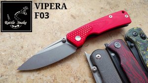 ✅ NEW Rattle Snake Design Vipera F-03 VG10 Steel