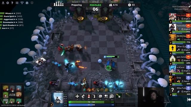 Шаманский Табурен! Новая обнова, новая раса, новая имба! в Dota Auto Chess смотреть онлайн