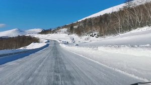 Арманский перевал. Магадан февраль 2020