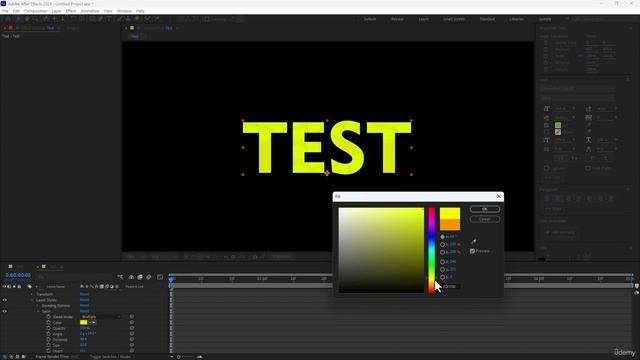 4. Layer Style Workflow in After effects