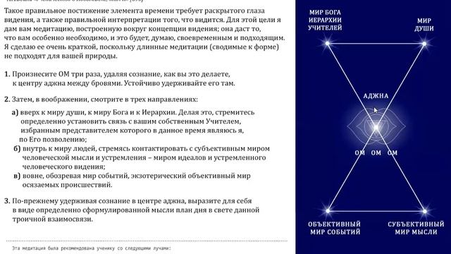 10. Раскрытие глаза видения