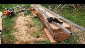 How To Make Your Own Lumber With A Portable Chainsaw Mill