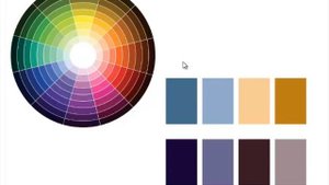 Видео 5_ Смешивание цвета с помощью цветового круга