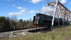 Паровоз П36-0071 с туристическим поездом Нижний Новгород - Арзамас