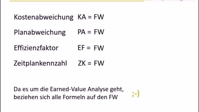 Earned Value Analyse (EVA) - Kennzahlen смотреть онлайн