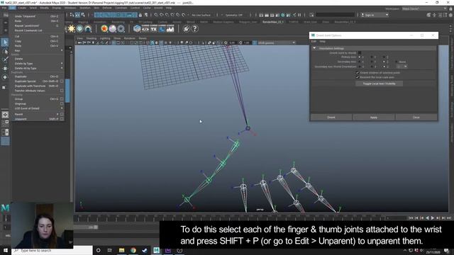 Joint Orientation - Maya Rigging for Beginners Part 2 смотреть онлайн