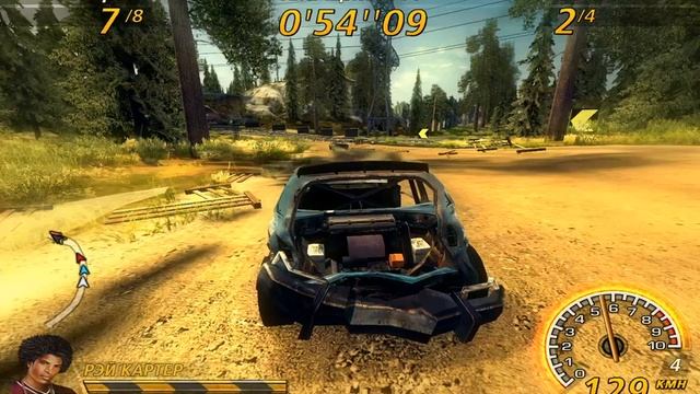 Игра FlatOut 2. Играем в гоночки смотреть онлайн