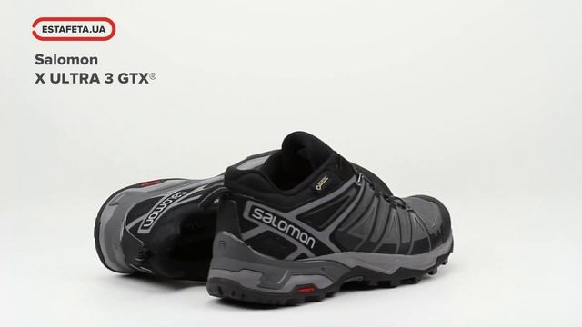 Кроссовки Salomon X ULTRA 3 GTX® Bk/Magnet/Quiet Sha 398672