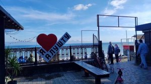 Ноябрь в Крыму. Купаются в море! Приморский парк Алушты