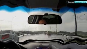 Ливень в Рязани 25 мая 2023. Плывем на авто по Рязани в майский дождь. И виды с 22 этажа после дождя