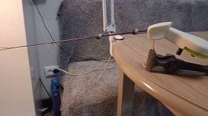 Удочка для безмотылки из полуфабриката. Балансируем.