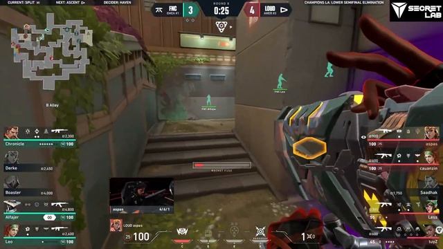 LOUD vs FNATIC VALORANT CHAMPIONS 2023 MAP 1 #valorant #valorantchampions2023 #loud #fnatic