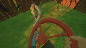 Привет Сосед прохождение 2 акт через батут