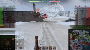 Мир танков бой на танке т110е4.   6500 к урона.