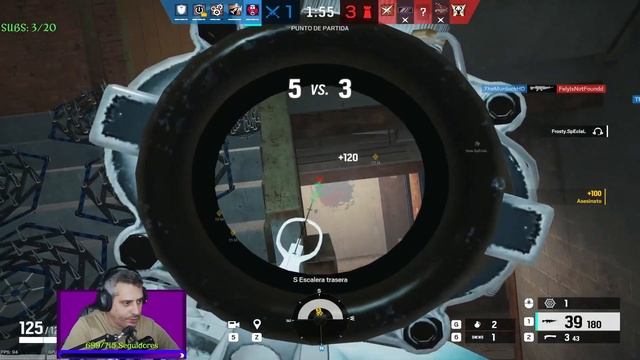 GAMEPLAY DEL DIRECTO TUBARAO | TheMurdockHD Rainbow Six Siege Español смотреть онлайн