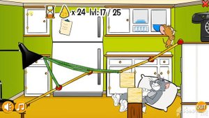 прохождение игры: строим мост для Джерри/Tom and Jerry rig a brige