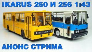 ИКАРУС 260 и 256 1:43 / Распаковка / Наши Автобусы №4 и №31 Модимио / 4K
