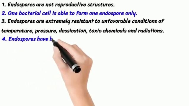 Unique Characteristics of Endospores | смотреть онлайн